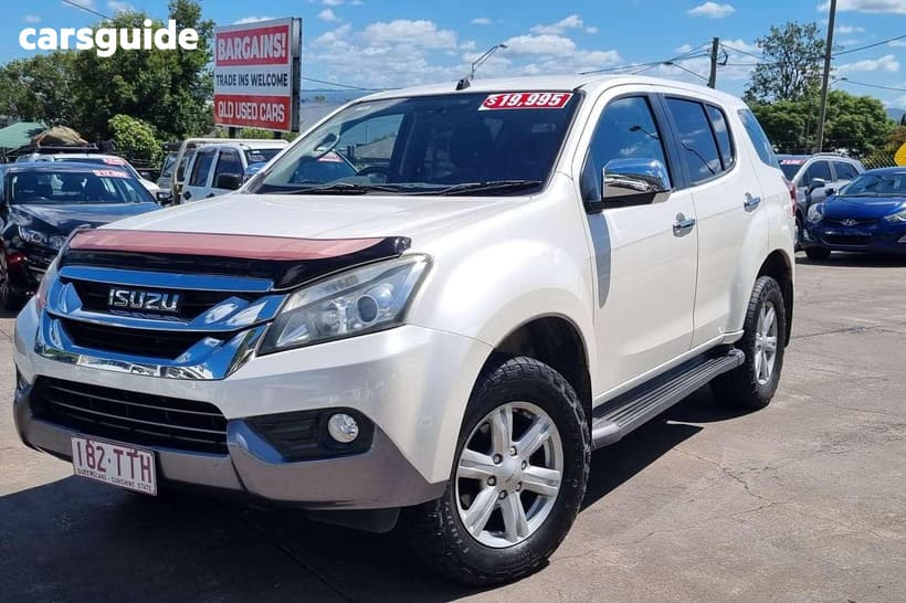 White 2014 Isuzu MU-X Wagon Ls-U (4X4)
