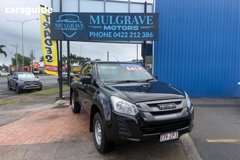 Black 2019 Isuzu D-MAX Space Cab Utility Sx Hi-Ride (4X2)