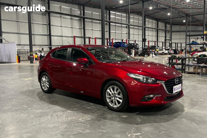 Red 2017 Mazda 3 Hatchback Touring