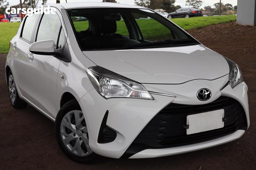 White 2017 Toyota Yaris Hatchback Ascent