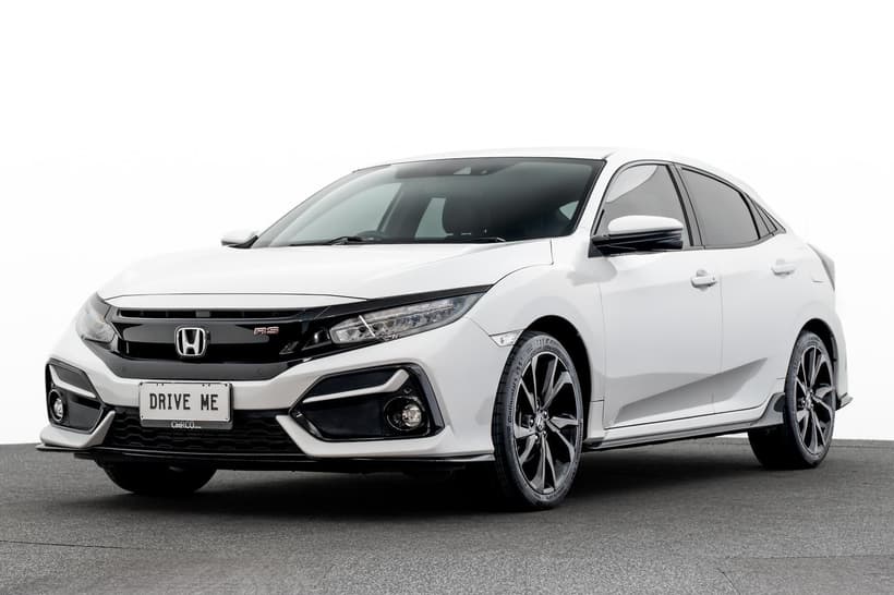 White 2019 Honda Civic Hatchback Rs