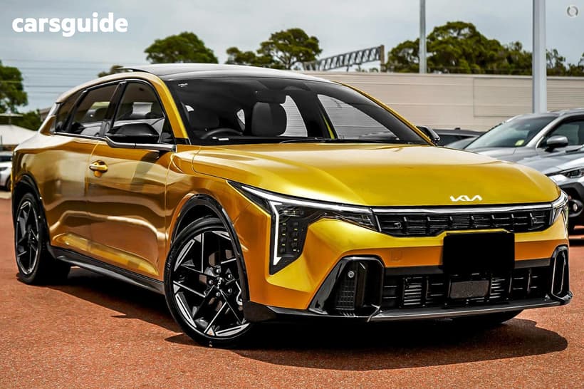 Yellow 2026 Kia K4 Hatchback Gt-Line