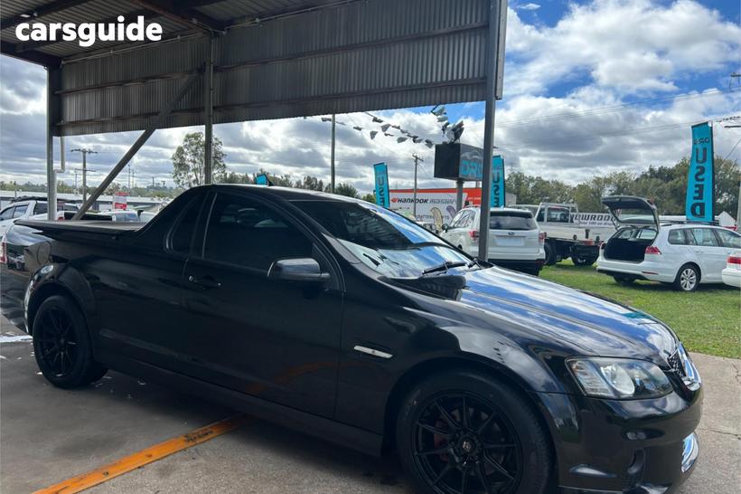 Black 2012 Holden Commodore Utility Sv6 Z-Series