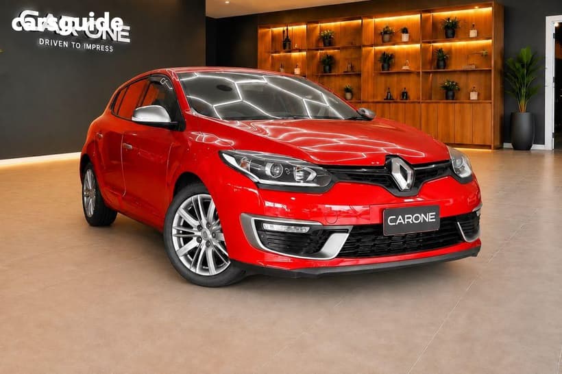 Red 2015 Renault Megane Hatchback Gt-Line