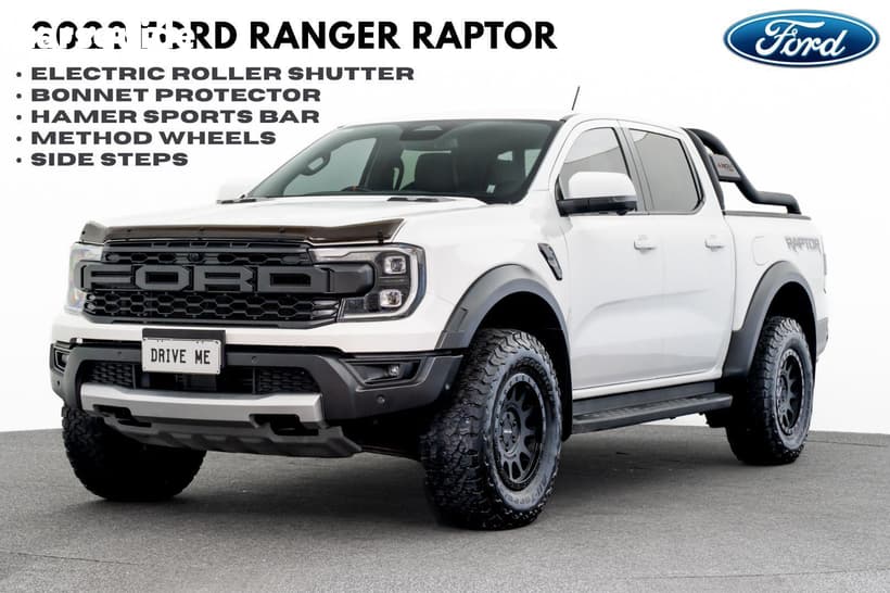 White 2023 Ford Ranger Double Cab Pick Up Raptor 3.0 (4X4)