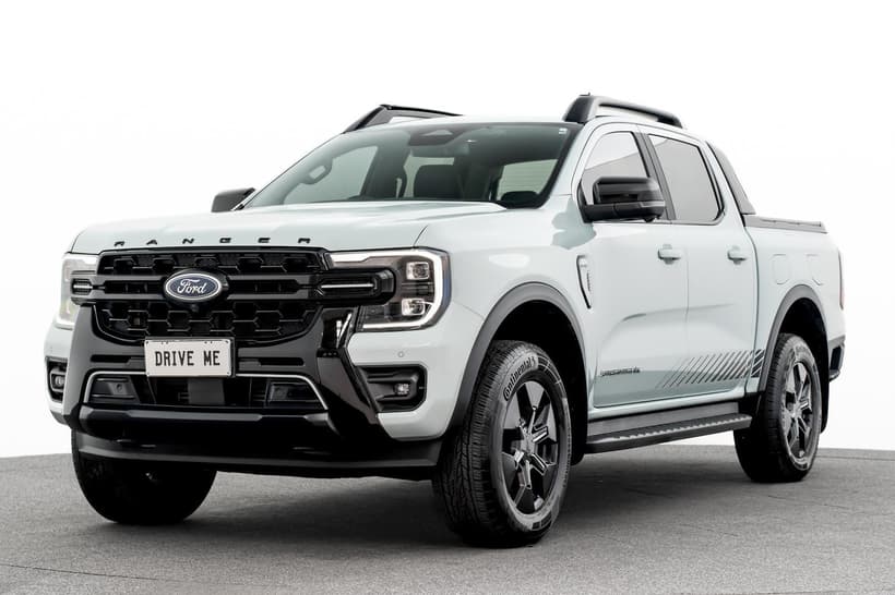Grey 2025 Ford Ranger Double Cab Pick Up Phev Stormtrak (4X4)
