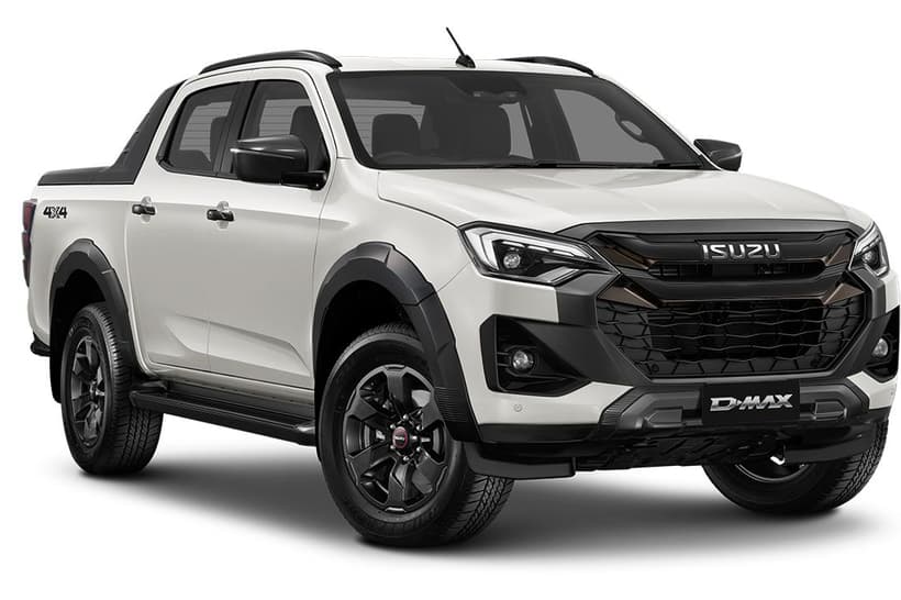 White 2026 Isuzu D-MAX Crew Cab Utility X-Terrain (4X4)