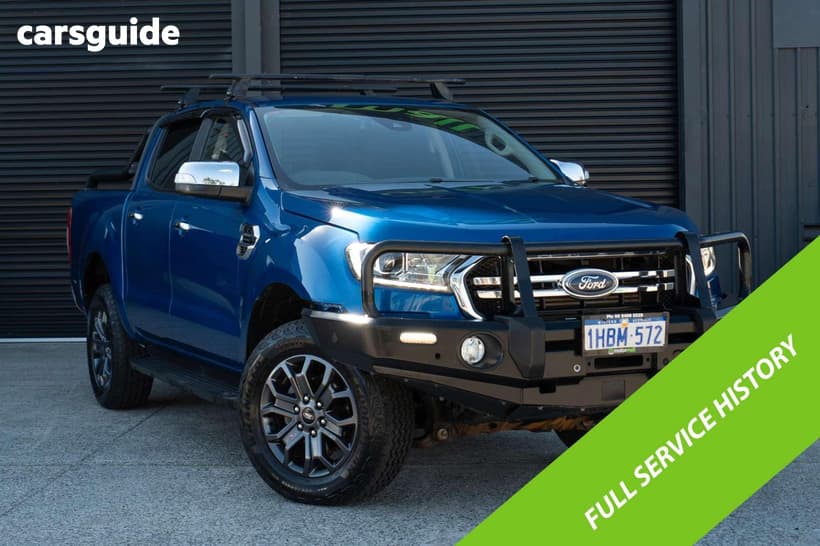 Blue 2020 Ford Ranger Double Cab Pick Up Xlt 2.0 (4X4)