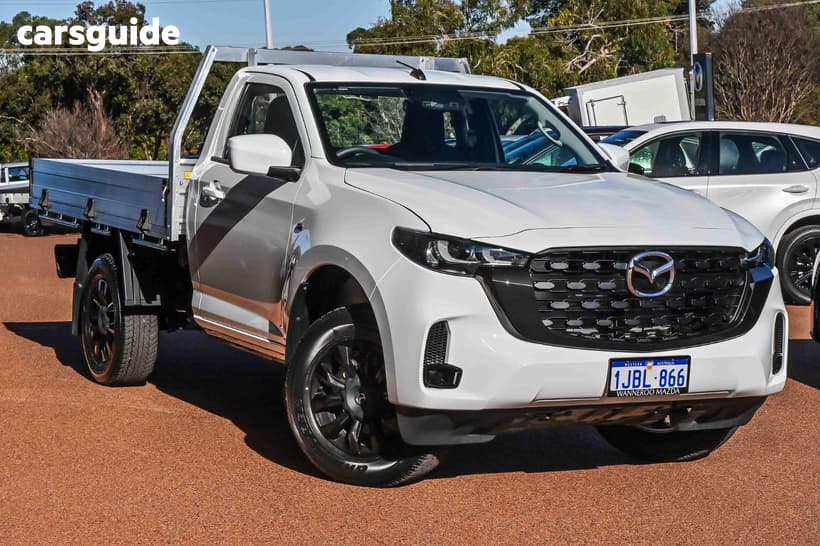 White 2026 Mazda BT-50 Freestyle Cab Chassis Xt (4X2)