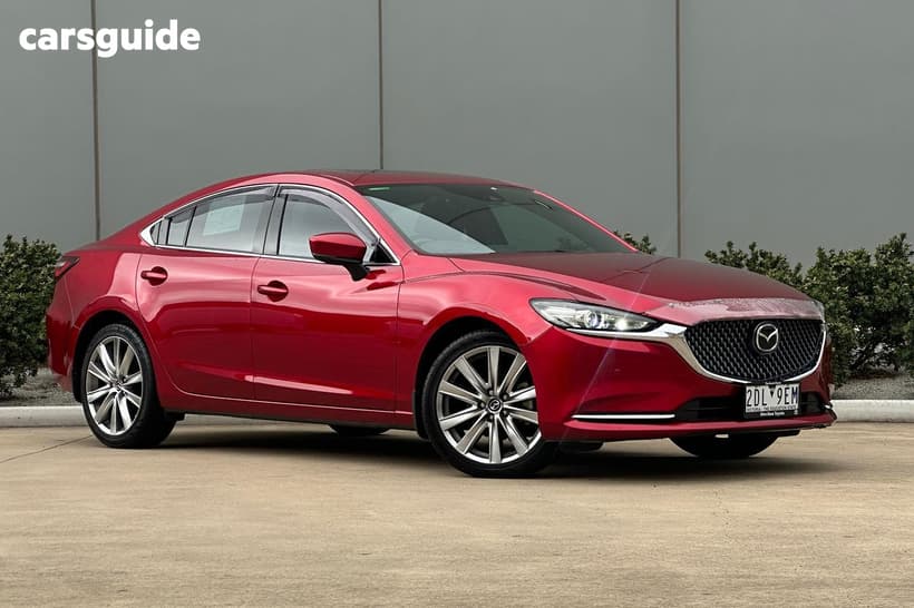 Red 2022 Mazda 6 Sedan Atenza