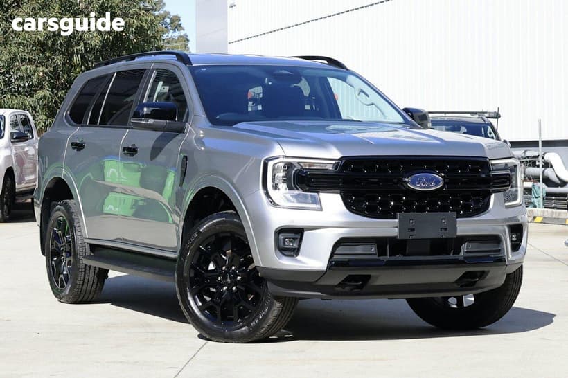Silver 2025 Ford Everest Wagon Sport (Rwd)