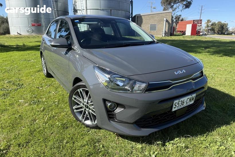 Grey 2021 Kia RIO Hatchback Sport