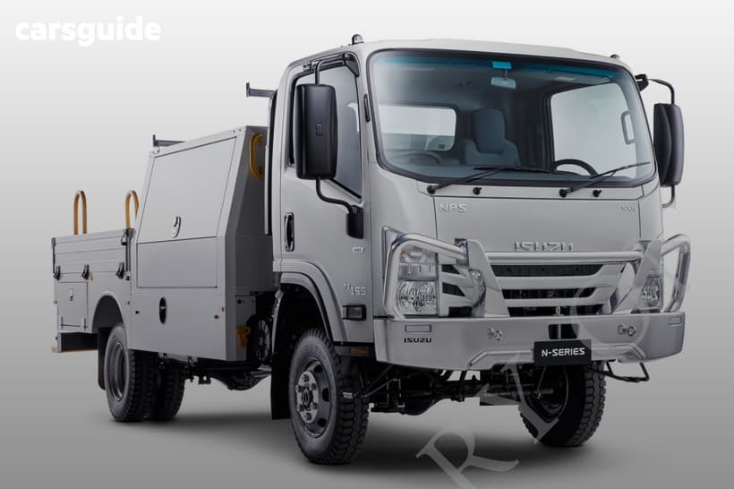 2026 Isuzu NPS Cab Chassis 75-155 4X4 Servicepack-X