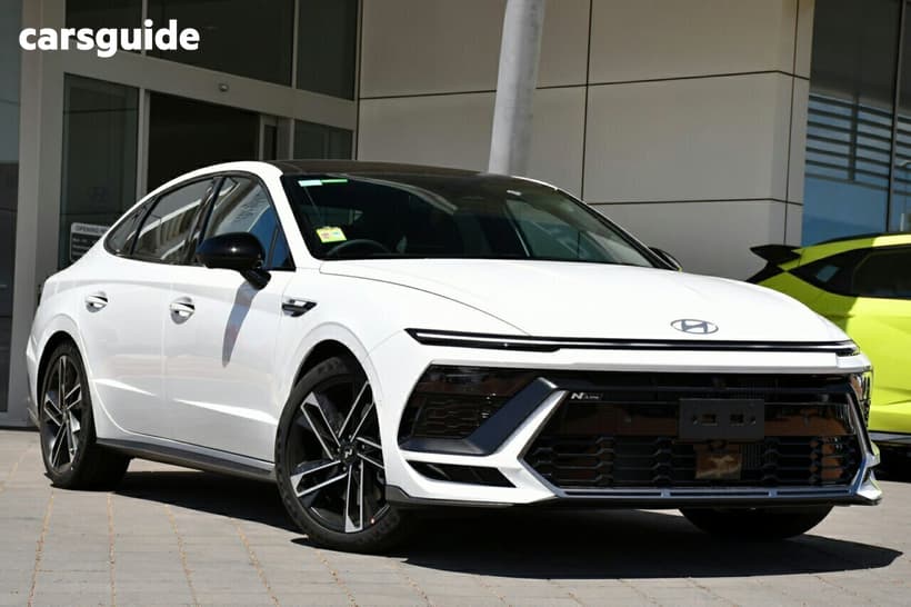White 2026 Hyundai Sonata Sedan N Line
