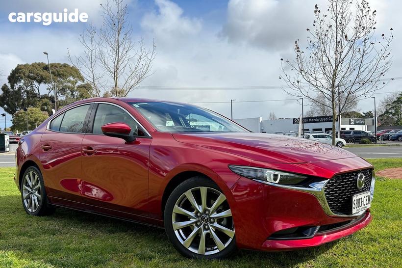 Red 2020 Mazda 3 Sedan G25 Astina