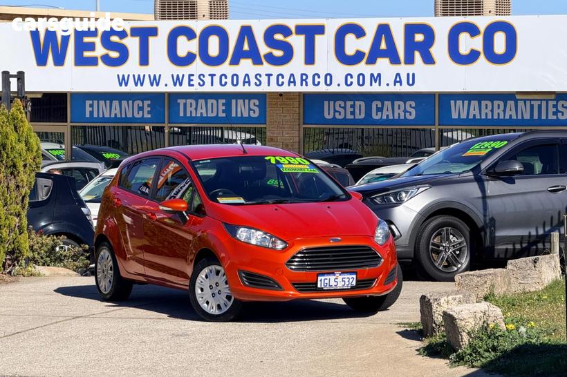 Red 2017 Ford Fiesta Hatchback Trend