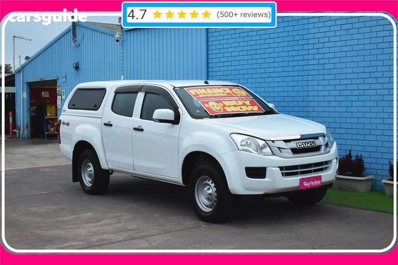 White 2016 Isuzu D-MAX Crew Cab Utility Sx Hi-Ride (4X4)