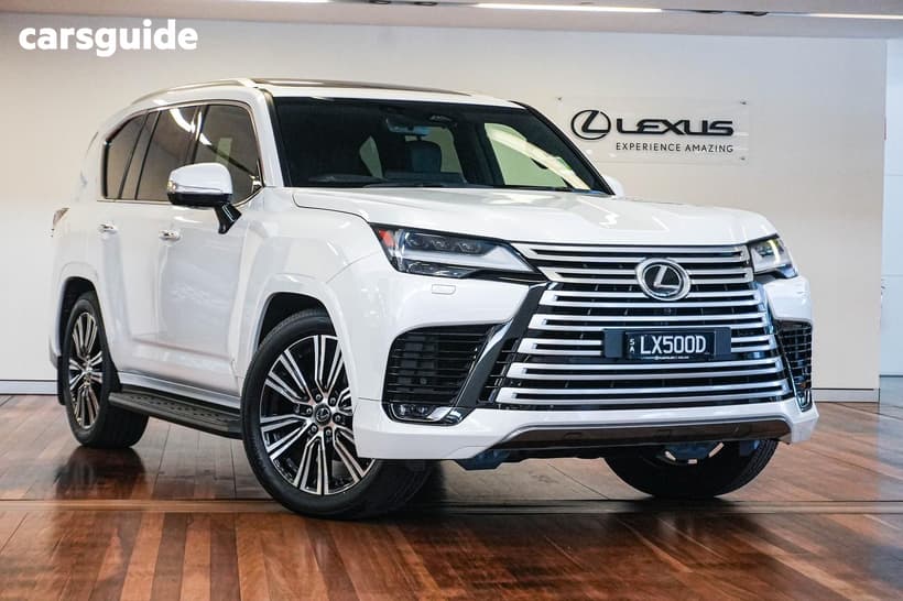 White 2025 Lexus LX500D Wagon