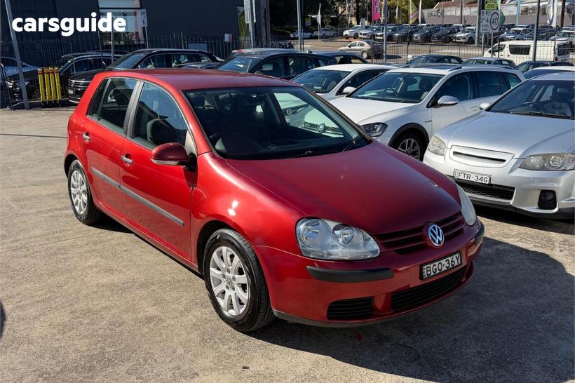 Red 2008 Volkswagen Golf Hatchback 1.9 Tdi Comfortline