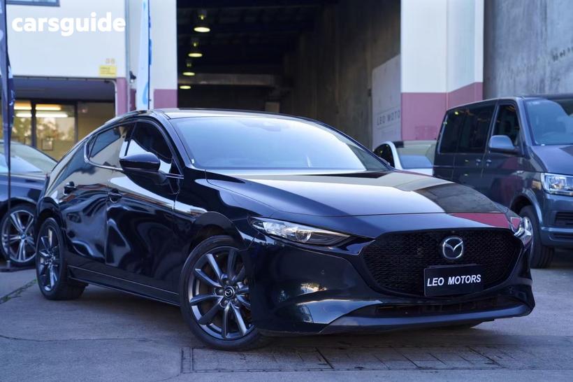 Black 2020 Mazda 3 Hatchback G25 Gt