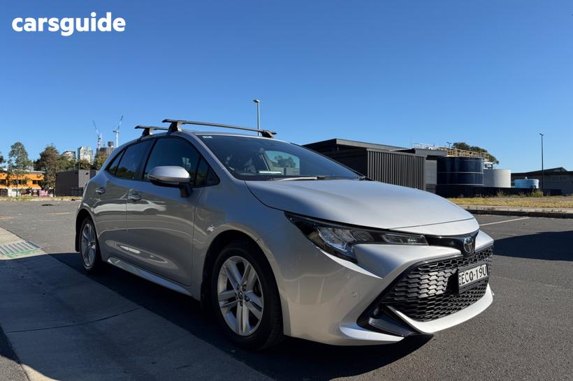 Silver 2019 Toyota Corolla Hatchback Sx