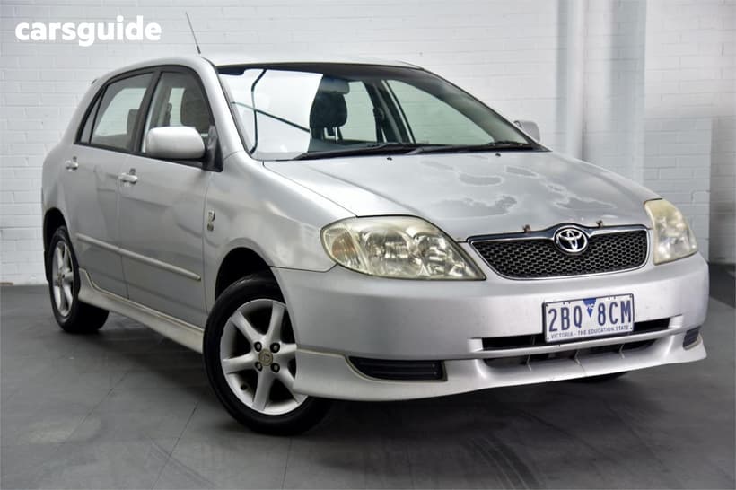 Silver 2002 Toyota Corolla Hatchback Levin Seca