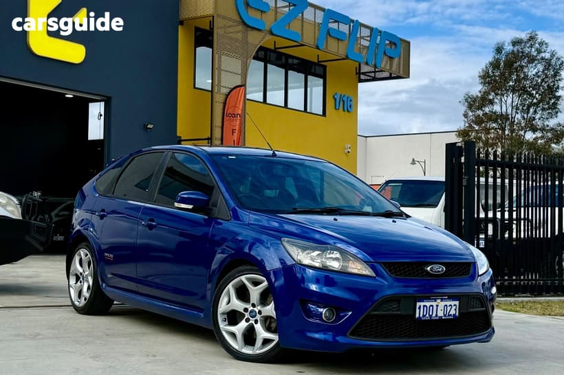 Blue 2010 Ford Focus Hatchback Xr5 Turbo