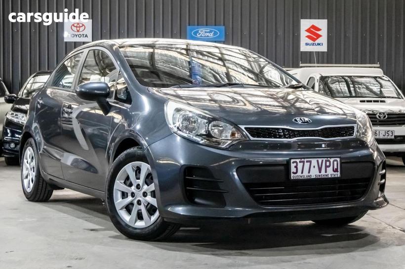 Grey 2014 Kia RIO Hatch S UB MY15