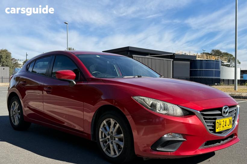 Red 2015 Mazda 3 Hatchback Neo
