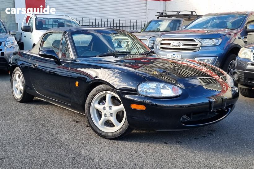 Black 2000 Mazda MX-5 Convertible Heritage