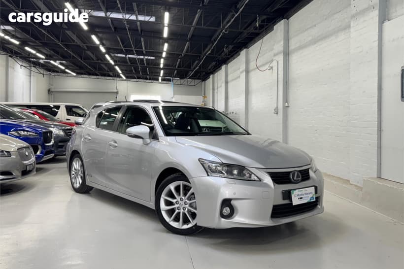 Silver 2011 Lexus CT200H Hatchback Luxury
