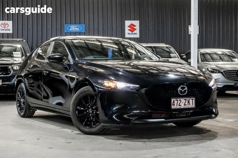Black 2019 Mazda 3 Hatchback G20 Pure