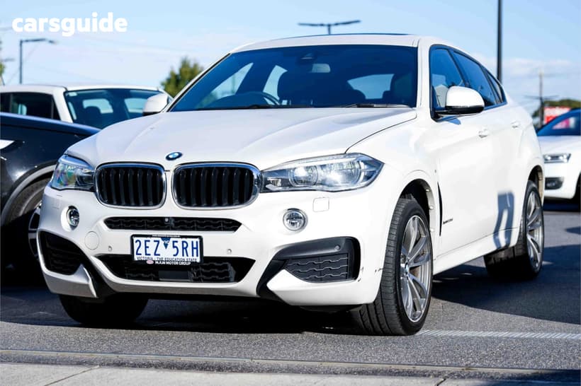 White 2015 BMW X6 Coupe Xdrive 30D
