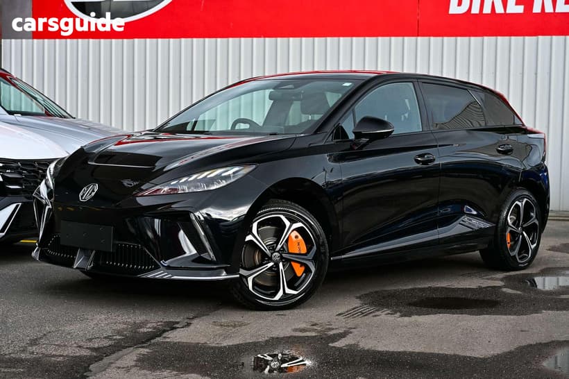 Black 2025 MG MG4 Hatchback Xpower
