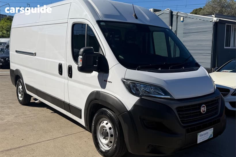 White 2021 Fiat Ducato Van Lwb/Mid