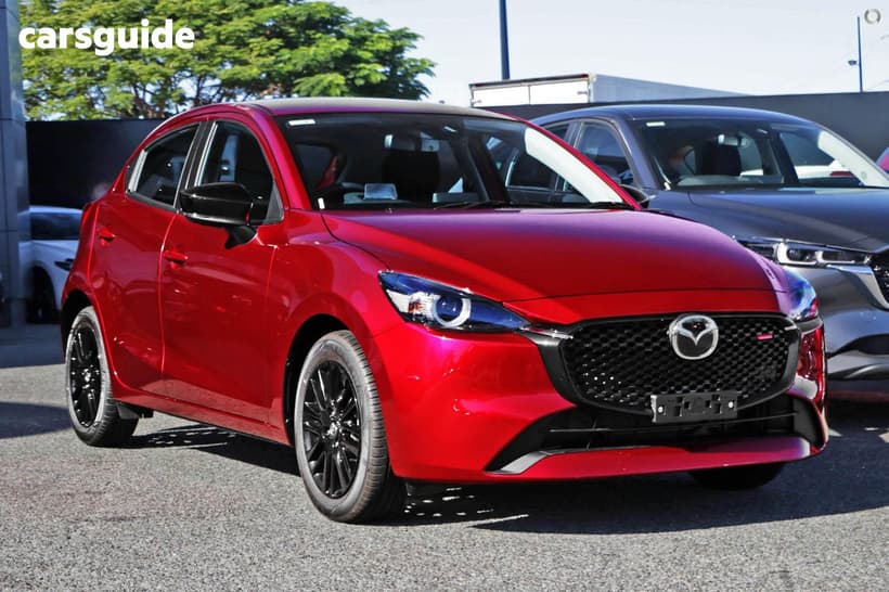 Red 2026 Mazda Mazda2 Hatchback G15 Evolve