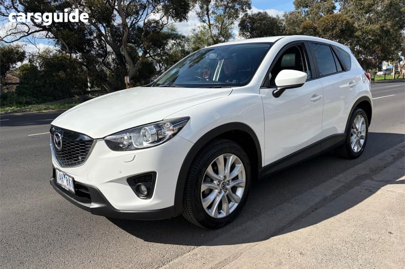 White 2013 Mazda CX-5 Wagon Grand Tourer (4X4)