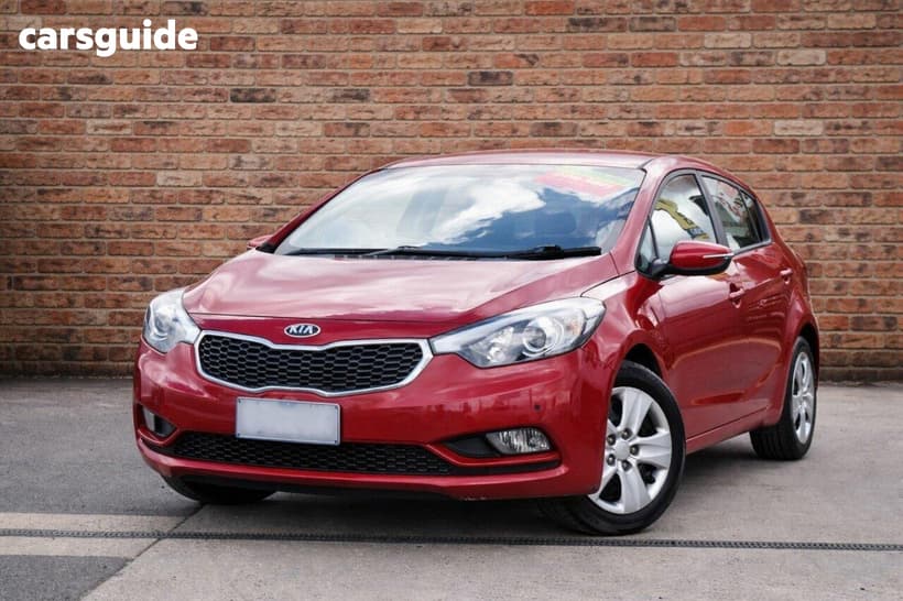 Red 2013 Kia Cerato Hatchback S