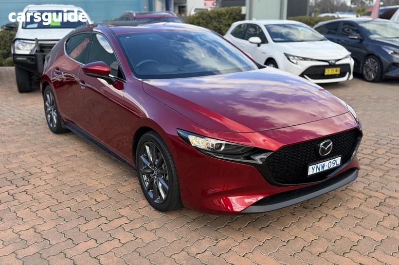 Red 2019 Mazda 3 Hatchback G25 Gt