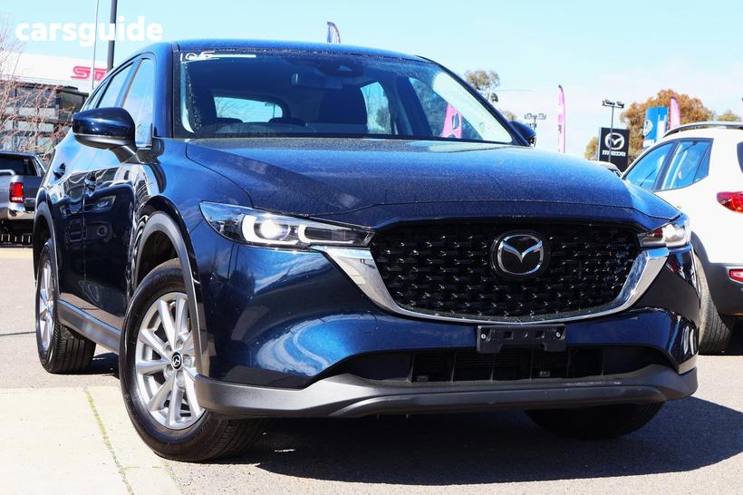 Blue 2024 Mazda CX-5 Wagon G25 Maxx Sport (Awd)