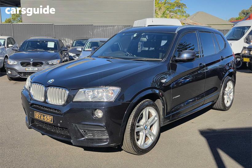 Blue 2012 BMW X3 Wagon Xdrive 30D