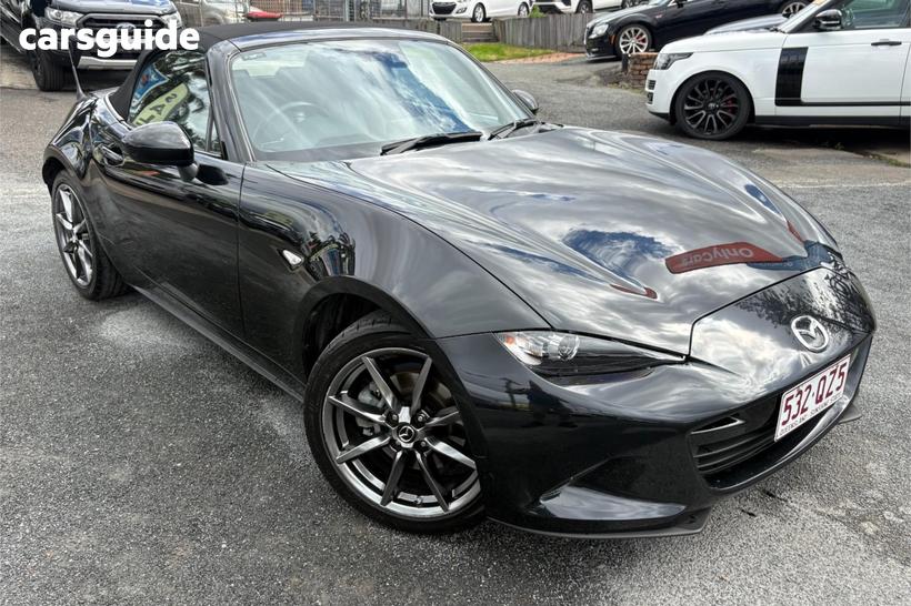 Black 2020 Mazda MX-5 Convertible Roadster Gt