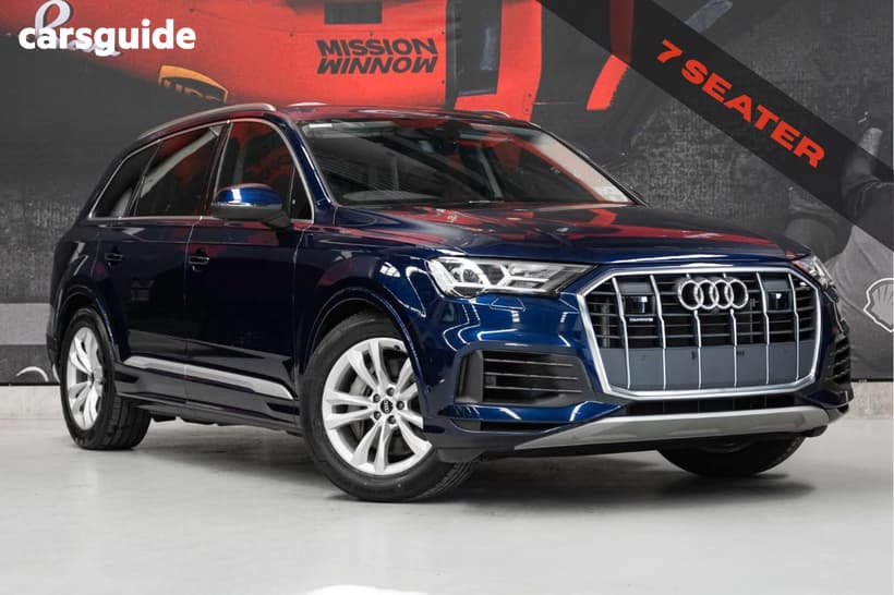 Blue 2022 Audi Q7 Wagon 45 Tdi Quattro Mhev