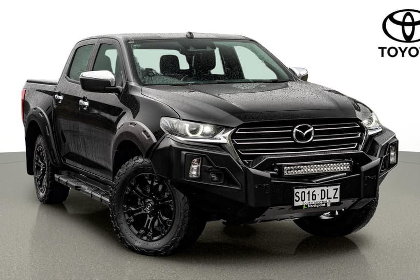 Black 2022 Mazda BT-50 Dual Cab Pick-up Gt (4X4)