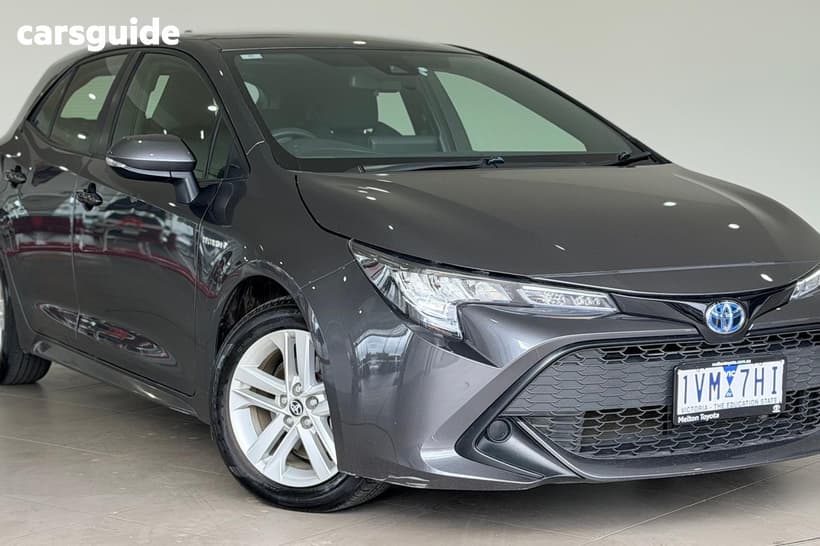 Grey 2022 Toyota Corolla Hatchback Ascent Sport Hybrid