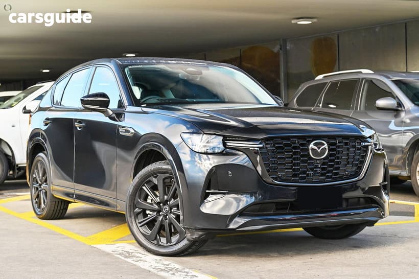 Black 2026 Mazda CX-60 Wagon G40E Gt Hybrid