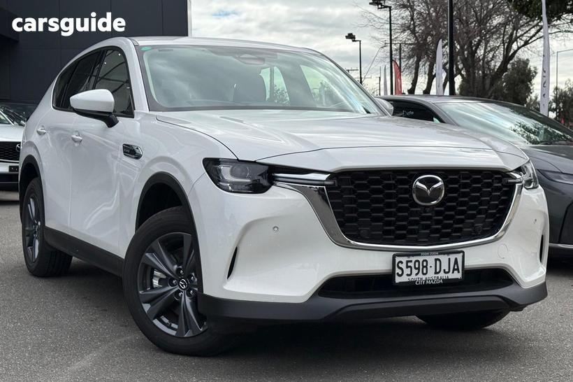 White 2025 Mazda CX-60 Wagon G40E Pure Hybrid
