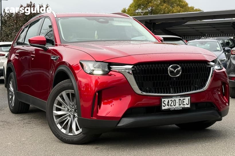 Red 2025 Mazda CX-90 Wagon D50E Touring Mhev