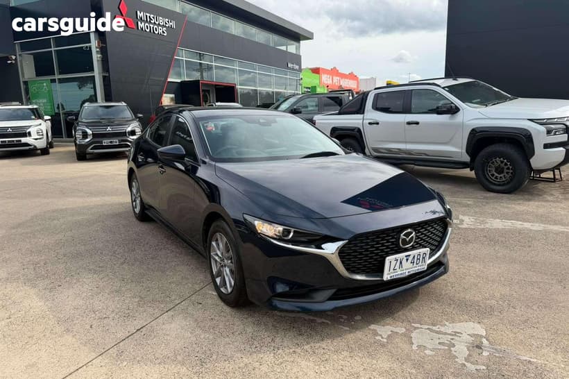 Blue 2021 Mazda 3 Sedan G20 Pure