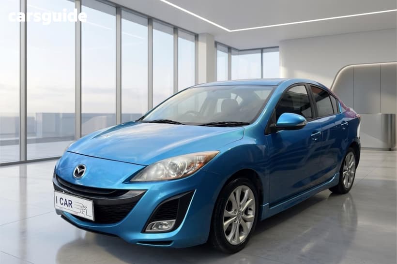 Blue 2009 Mazda 3 Sedan Sp25